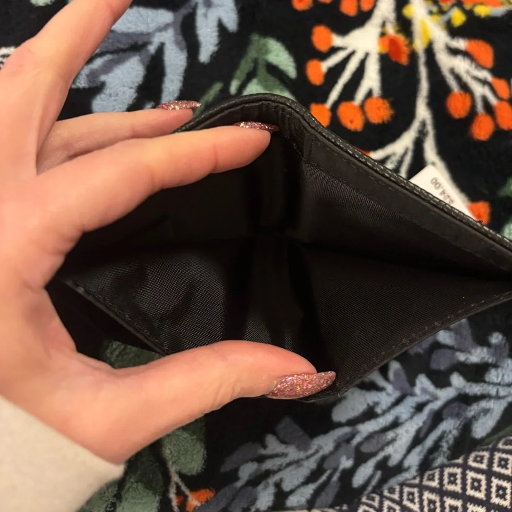 Mundi NWT Textured Black Mini Wallet
